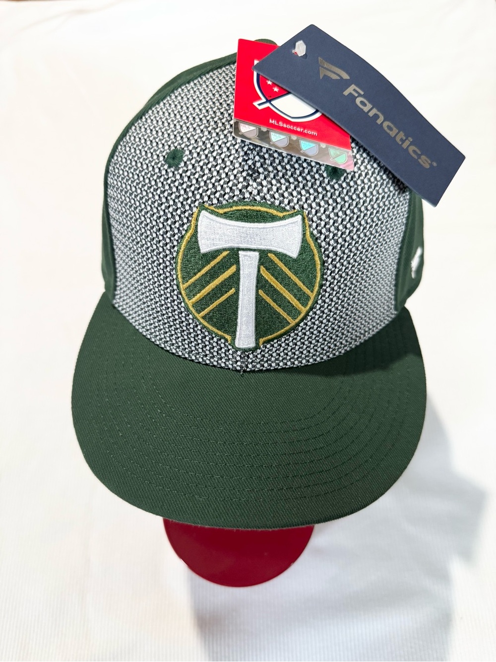 Fanatics MLS Portland Timbers Snapback Hat - Forest Green & White Size 7 1/8 NEW